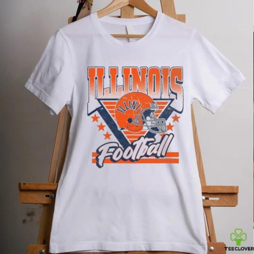 Illinois Fighting Illini Retro Football Helmet Shirt