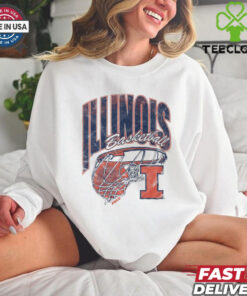 Illinois Fighting Illini Script Swish T Shirt