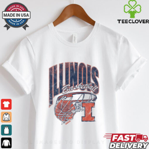 Illinois Fighting Illini Script Swish T Shirt