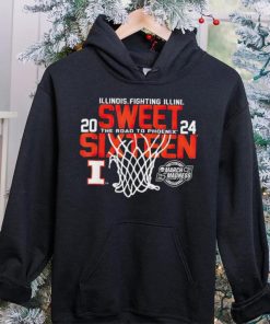 Illinois Fighting Illini Sweet 16 2024 March Madness Basketball hoodie, sweater, longsleeve, shirt v-neck, t-shirt