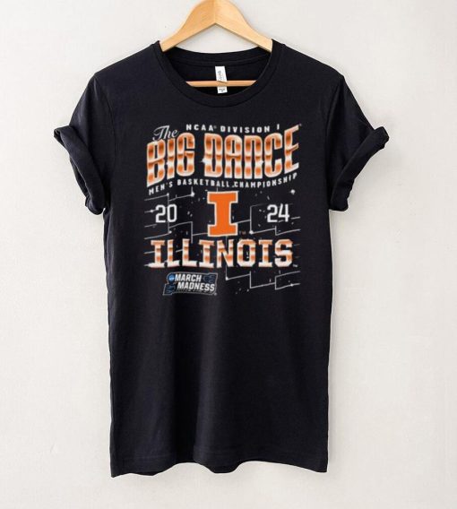 Illinois Fighting Illini The Big Dance NCAA Division Men’s Basketball Championship 2024 Shirt