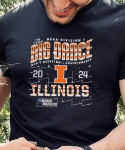 Illinois Fighting Illini The Big Dance NCAA Division Men’s Basketball Championship 2024 Shirt