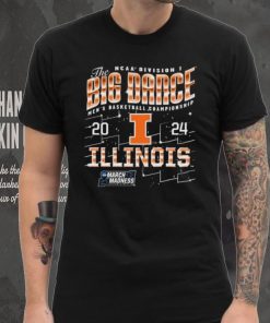 Illinois Fighting Illini The Big Dance NCAA Division Men’s Basketball Championship 2024 Shirt