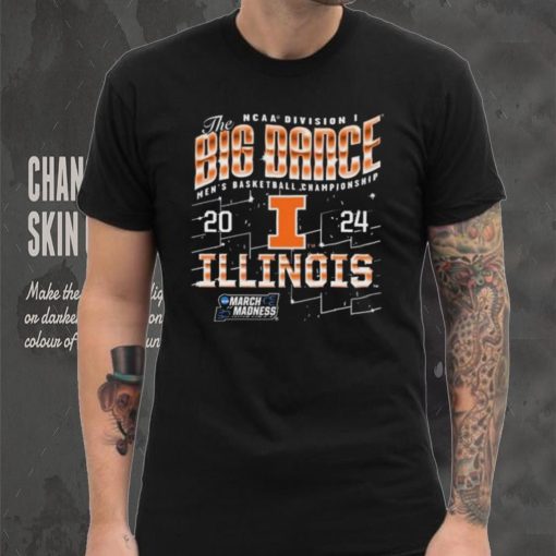 Illinois Fighting Illini The Big Dance NCAA Division Men’s Basketball Championship 2024 Shirt