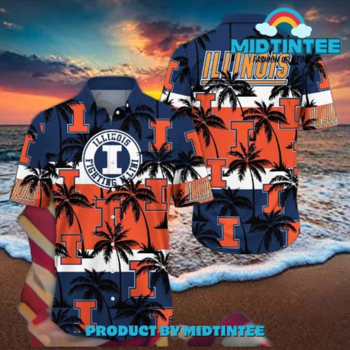 Illinois Fighting Illini Trending Summer Hawaiian Shirt