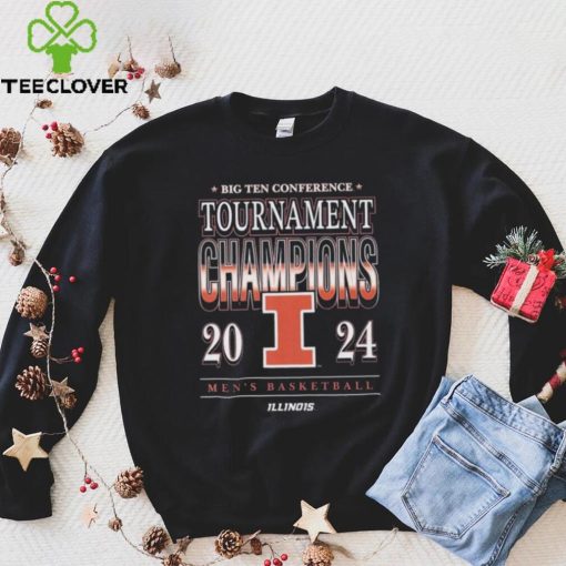 Illinois MBB 2024 Big 10 Conference Tournament Champions Shirt