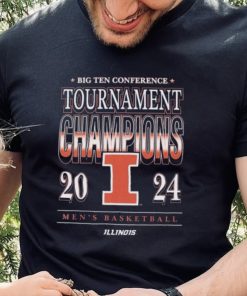 Illinois MBB 2024 Big 10 Conference Tournament Champions Shirt