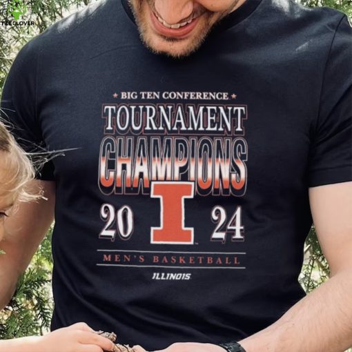 Illinois MBB 2024 Big 10 Conference Tournament Champions Shirt