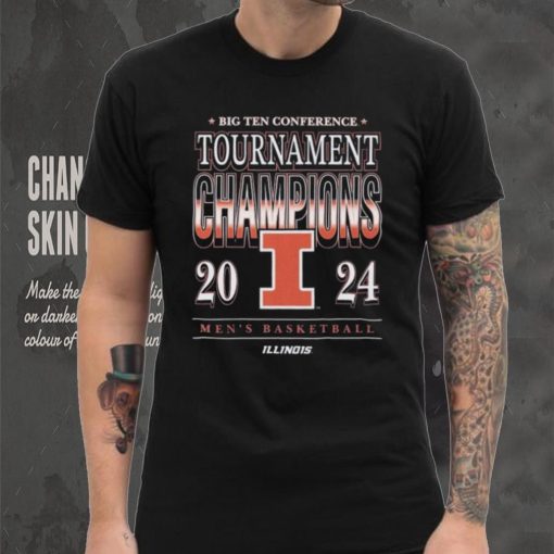 Illinois MBB 2024 Big 10 Conference Tournament Champions Shirt