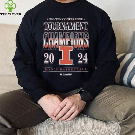 Illinois MBB 2024 Big 10 Conference Tournament Champions Shirt