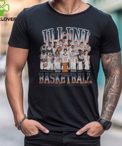 Illinois Men'S Basketball 23 24 Team T Shirt