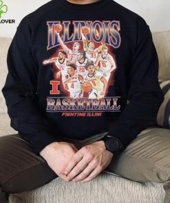 Illinois NCAA Men's Basketball Official 2023 2024 Post Season T Shirt
