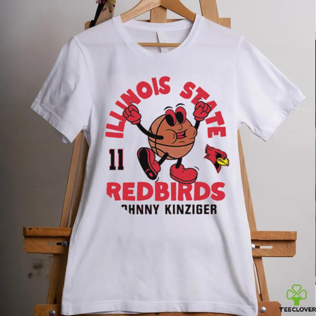 Illinois State Redbirds 11 Johnny Kinziger funny shirt Illinois State Redbirds 11 Johnny Kinziger funny shirt