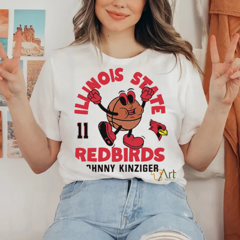 Illinois State Redbirds 11 Johnny Kinziger funny shirt Illinois State Redbirds 11 Johnny Kinziger funny shirt