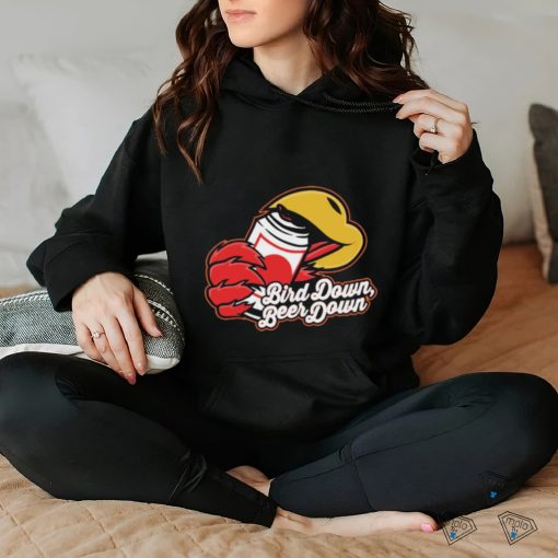 Illinois State Redbirds Bird Down beer down mascot hoodie, sweater, longsleeve, shirt v-neck, t-shirt