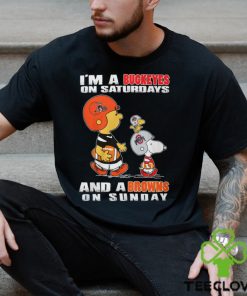 I'm A Buckeyes On Saturdays And A Browns On Sunday Shirt