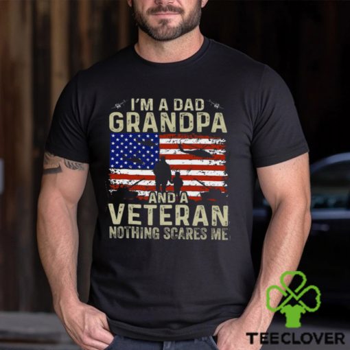 I’m A Dad Grandpa And Veteran Shirt Veterans day Vintage T Shirt