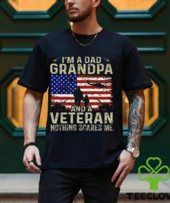 I'm A Dad Grandpa And Veteran Shirt Veterans day Vintage T Shirt