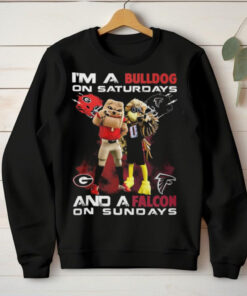 I’m A Georgia Bulldogs On Saturdays And A Atlanta Falcons On Sundays T Shirt