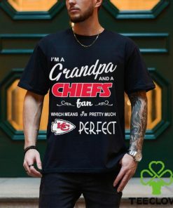 I’m A Grandpa And A Kansas City Chiefs Pretty Much Perfect Shirt