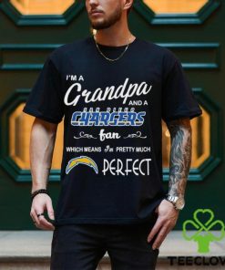 I’m A Grandpa And A Los Angeles Chargers Pretty Much Perfect Shirt