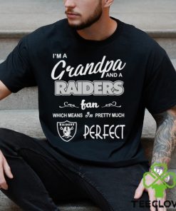 I’m A Grandpa And A Oakland Raiders Pretty Much Perfect Shirt