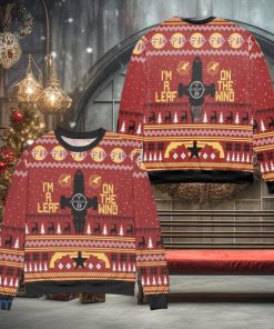 Im A Leaf On The Wind Serenity Ugly Christmas Sweater – Red