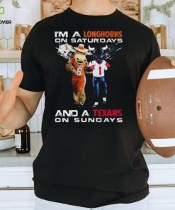 I’m A Longhorns On Saturdays And A Texas On Sundays Mascot Shirt