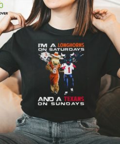 I’m A Longhorns On Saturdays And A Texas On Sundays Mascot Shirt