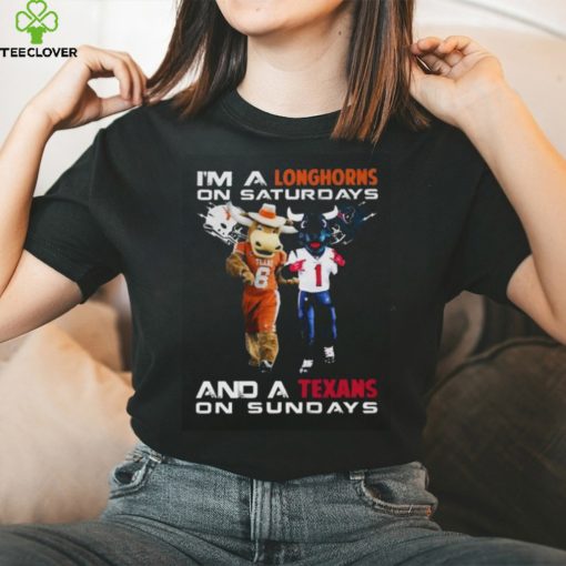 I’m A Longhorns On Saturdays And A Texas On Sundays Mascot Shirt