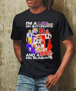 I’m A Lsu Tigers On Saturdays And A Cincinnati Bengals On Sundays Shirt