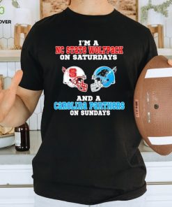 I’m A Nc State Wolfpack On Saturdays And A Carolina Panthers On Sundays 2023 shirt 2 I’m A Nc State Wolfpack On Saturdays And A Carolina Panthers On Sundays 2023 shirt