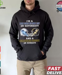 I’m A Penn State Nittany Lions On Saturdays And A Pittsburgh Steelers On Sundays Helmet Shirt