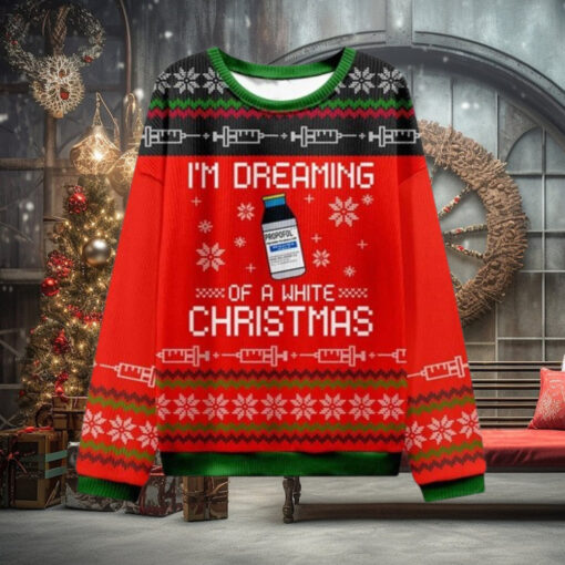 I’m Dreaming Of A White Christmas Nurse Ugly Christmas Sweater