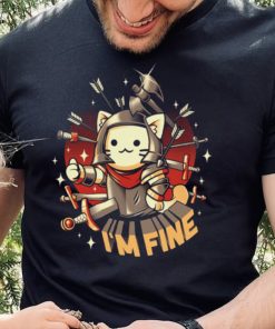 Im Fine Cute Cat shirt 2 Im Fine Cute Cat shirt