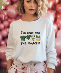 Im Here For The Snacks Disney St Patricks Day shirt