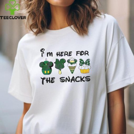 Im Here For The Snacks Disney St Patricks Day hoodie, sweater, longsleeve, shirt v-neck, t-shirt