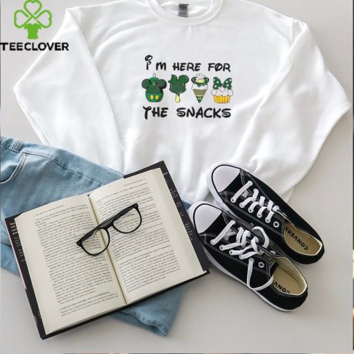 Im Here For The Snacks Disney St Patricks Day hoodie, sweater, longsleeve, shirt v-neck, t-shirt