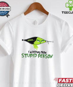 I'm Hiding From Stupid Person Shirt, Grinch Shirt, Christmas Sweatshirt 3 I'm Hiding From Stupid Person Shirt, Grinch Shirt, Christmas Sweatshirt