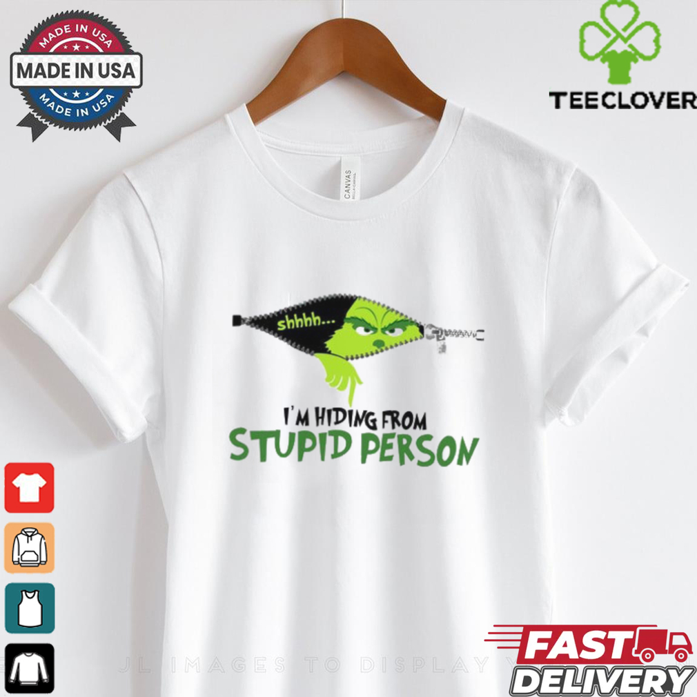 I’m Hiding From Stupid Person Shirt, Grinch Shirt, Christmas Sweatshirt I’m Hiding From Stupid Person Shirt, Grinch Shirt, Christmas Sweatshirt