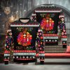 Funny Faux Belly Christmas Unisex Ugly Sweater