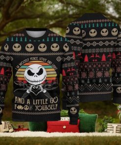 I’m Mostly Peace Love And Light Ugly Christmas Sweater Christmas Sweater For Men And Women