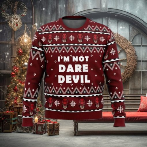 Im Not Daredevil Marvel Christmas Ugly Sweater
