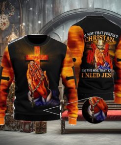 Im Not That Perfect Christian Ugly Christmas Sweater For Men And Women