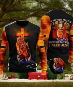 Im Not That Perfect Christian Ugly Christmas Sweater For Men And Women