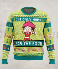 I’m Only Here For The Food Food Wars Ugly Christmas Sweater