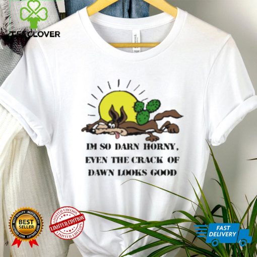 I’m So Darn Horny Even The Crack Of Dawn Looks Good Shirt