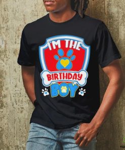 Im The Birthday Boy Dog Paw Family Matching Shirt