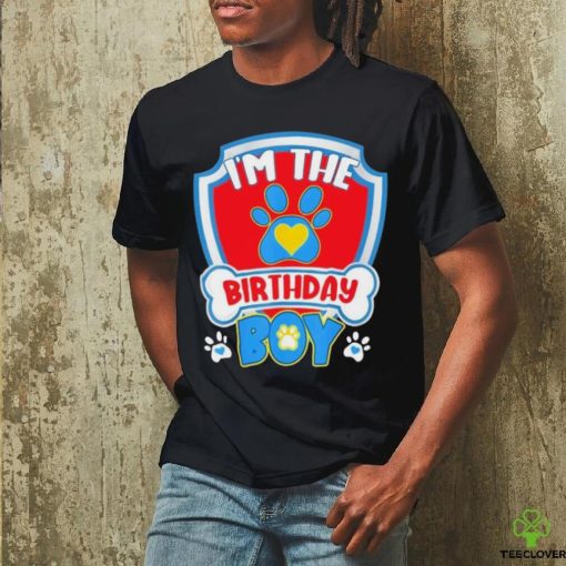 Im The Birthday Boy Dog Paw Family Matching Shirt