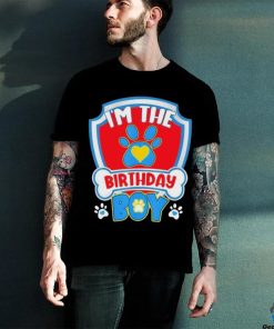 Im The Birthday Boy Dog Paw Family Matching Shirt